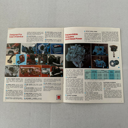 GMC 97.5 Conventional Series Truck Sales Brochure Catalog 5000 6000 Vintage