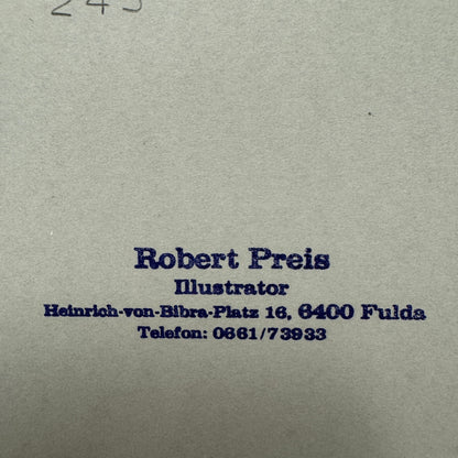 1956 Studebaker Golden Hawk Automobile Illustration Art Drawing Hand Drawn