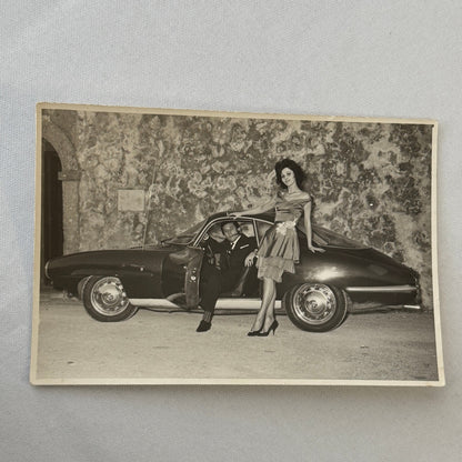 Alfa Romeo Giulietta Sprint Speciale SS Vintage Photograph Photo Print Man Woman