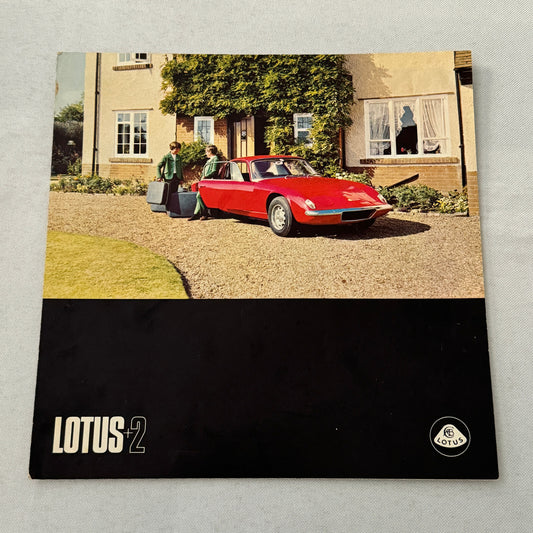 Vintage Lotus +2 Plus 2 Sports Car Sales Brochure Catalog