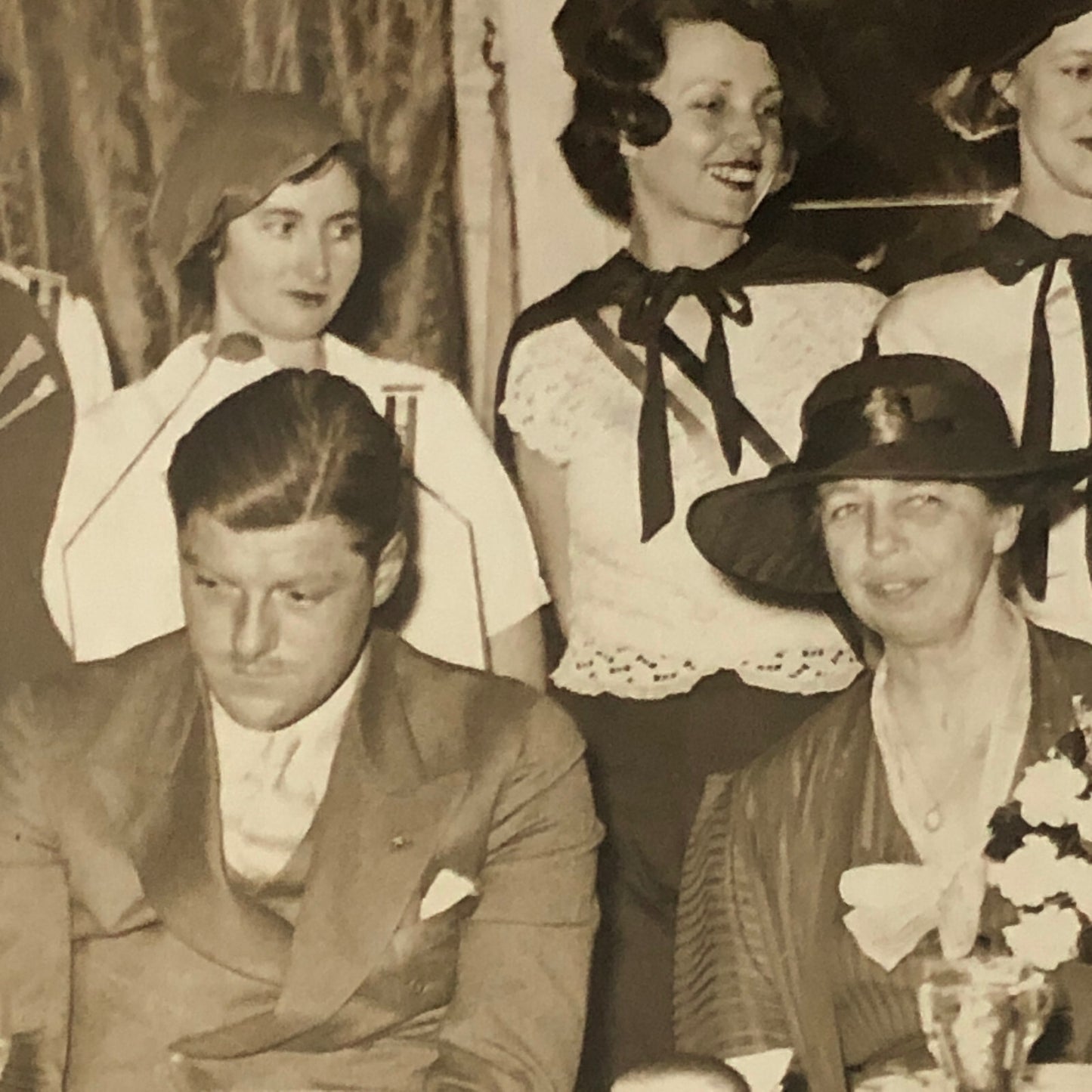 Press Photo Photograph Eleanor Roosevelt First Lady 1934 American Penwomen