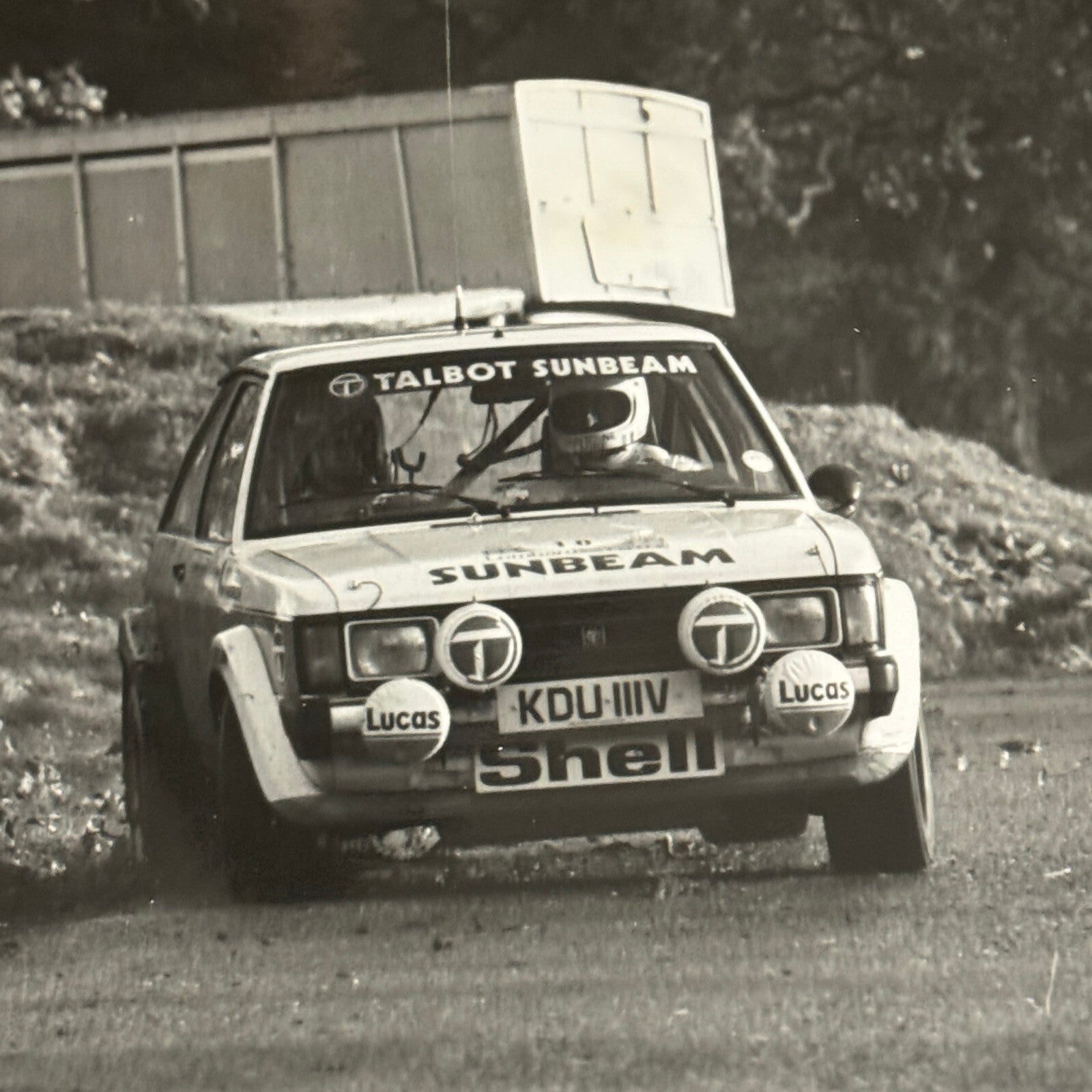 1980 RAC Rally Rallye Car Racing Photo Photograph Sunbeam Talbot Car Vintage