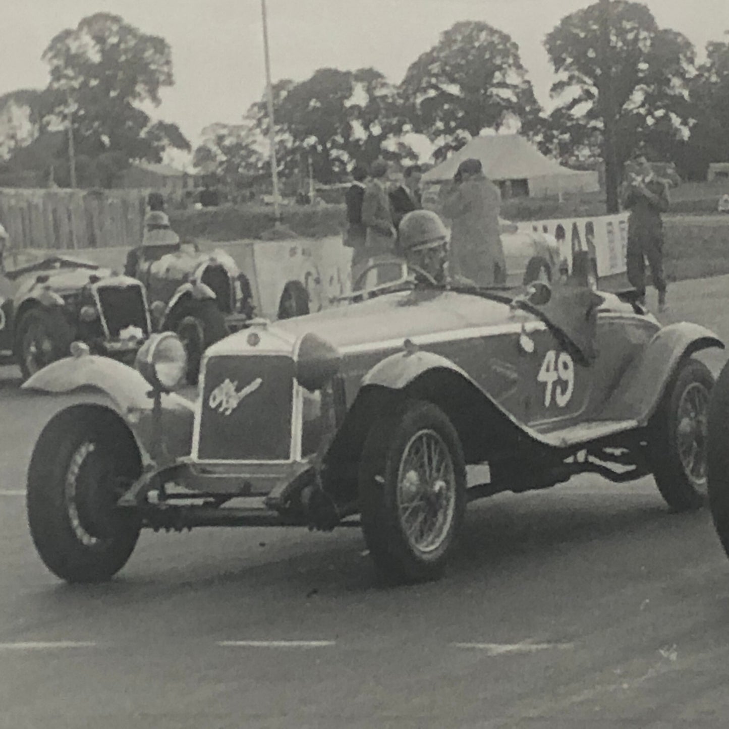 Vintage Car Racing Photo Photograph Print Alfa Romeo & Italia Cars 1952 