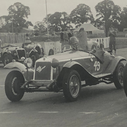 Vintage Car Racing Photo Photograph Print Alfa Romeo & Italia Cars 1952 