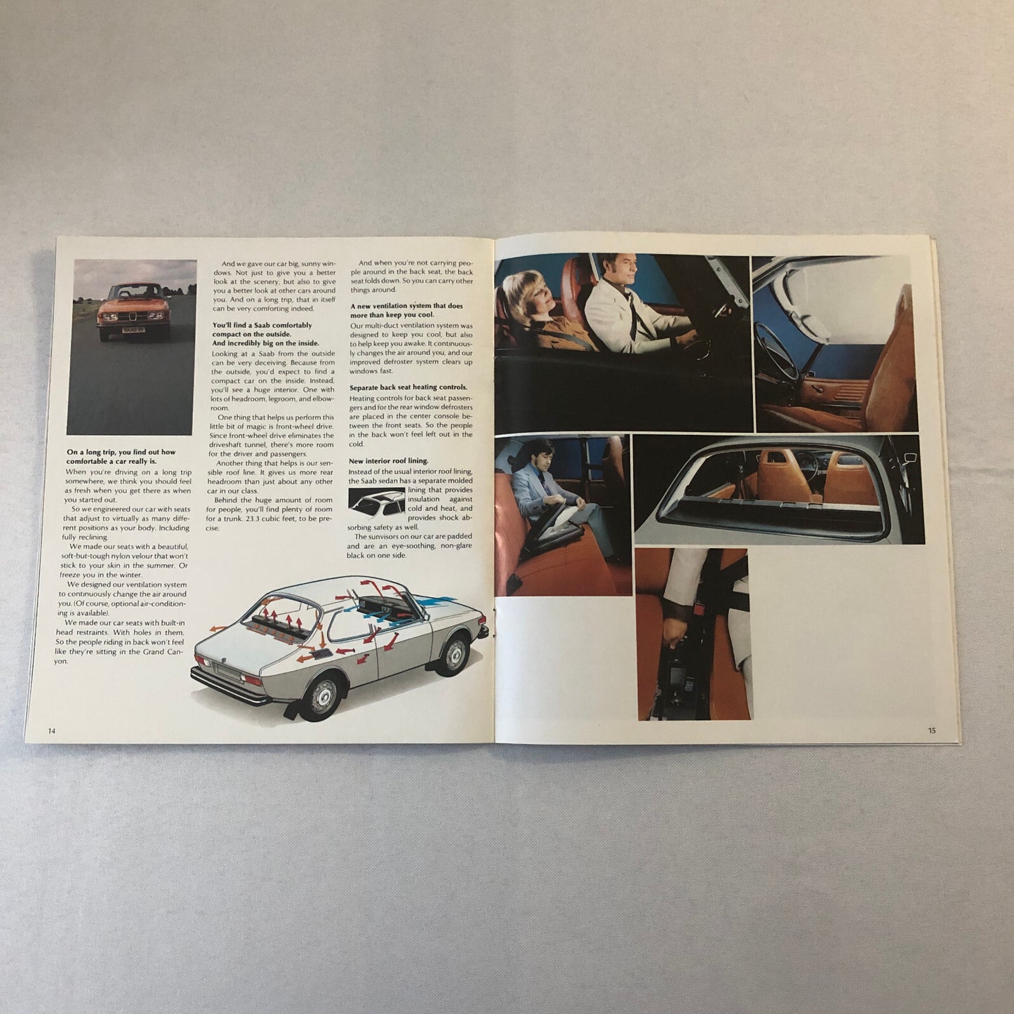 Vintage Saab 99 Car Automobile Sales Brochure Catalog 99 LE EMS