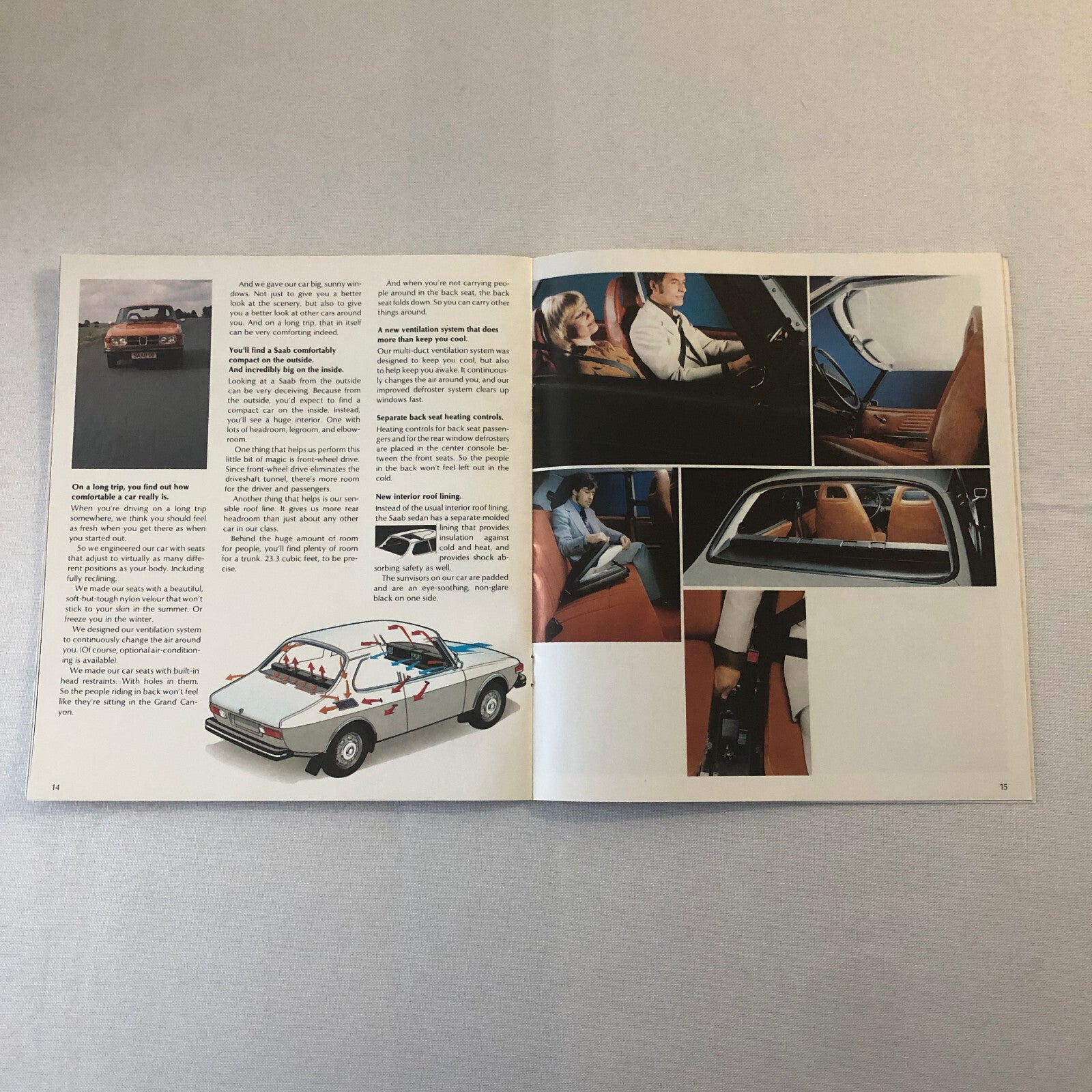 Vintage Saab 99 Car Automobile Sales Brochure Catalog 99 LE EMS