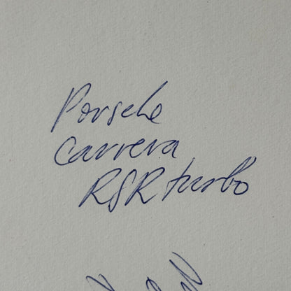 Martini Racing Porsche Carrera RSR Turbo Race Car Photo Photograph Print