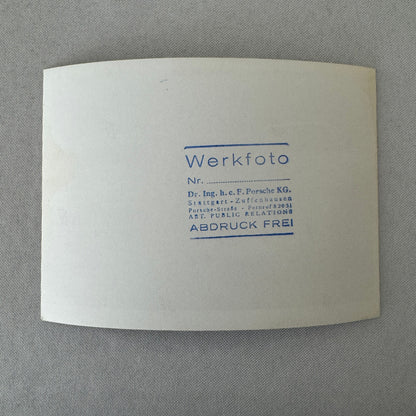 Vintage Porsche Racing Car Factory Photo Photograph Print