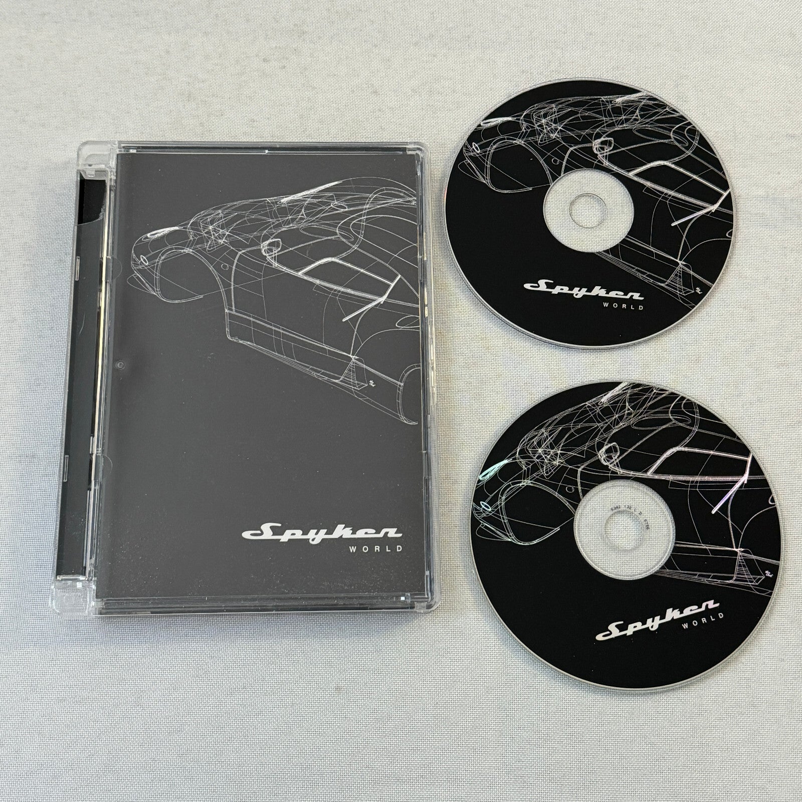 Lamborghini and Spyker Supercar Photo Press Kit CD Lot 6x Gallardo Murcielago +