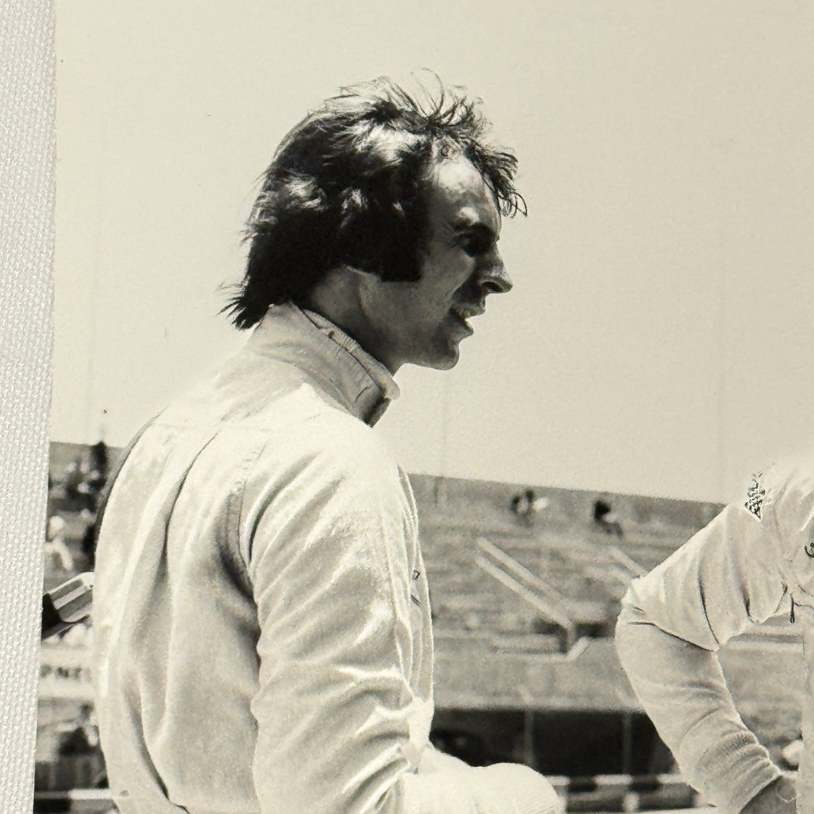 Vintage Racing Photo 1971 Interlagos F2 Race Tim Schenken Graham Hill Bob Wollek