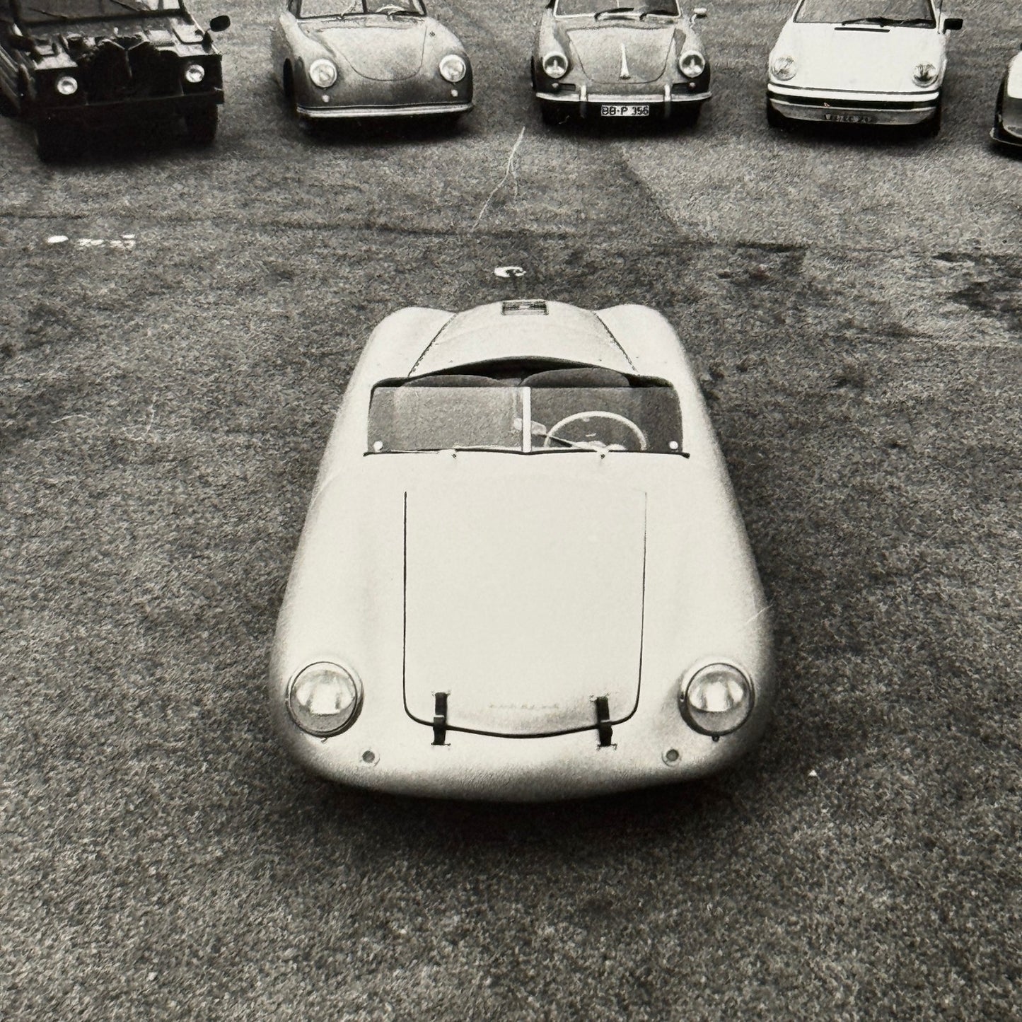 Vintage Porsche Car Photo Photograph Porsche 911 Racing Car 356