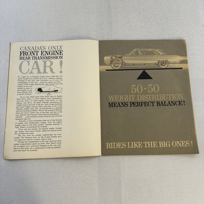 1960 Pontiac Tempest Car Sales Brochure Catalog Sedan Safari Station Wagon