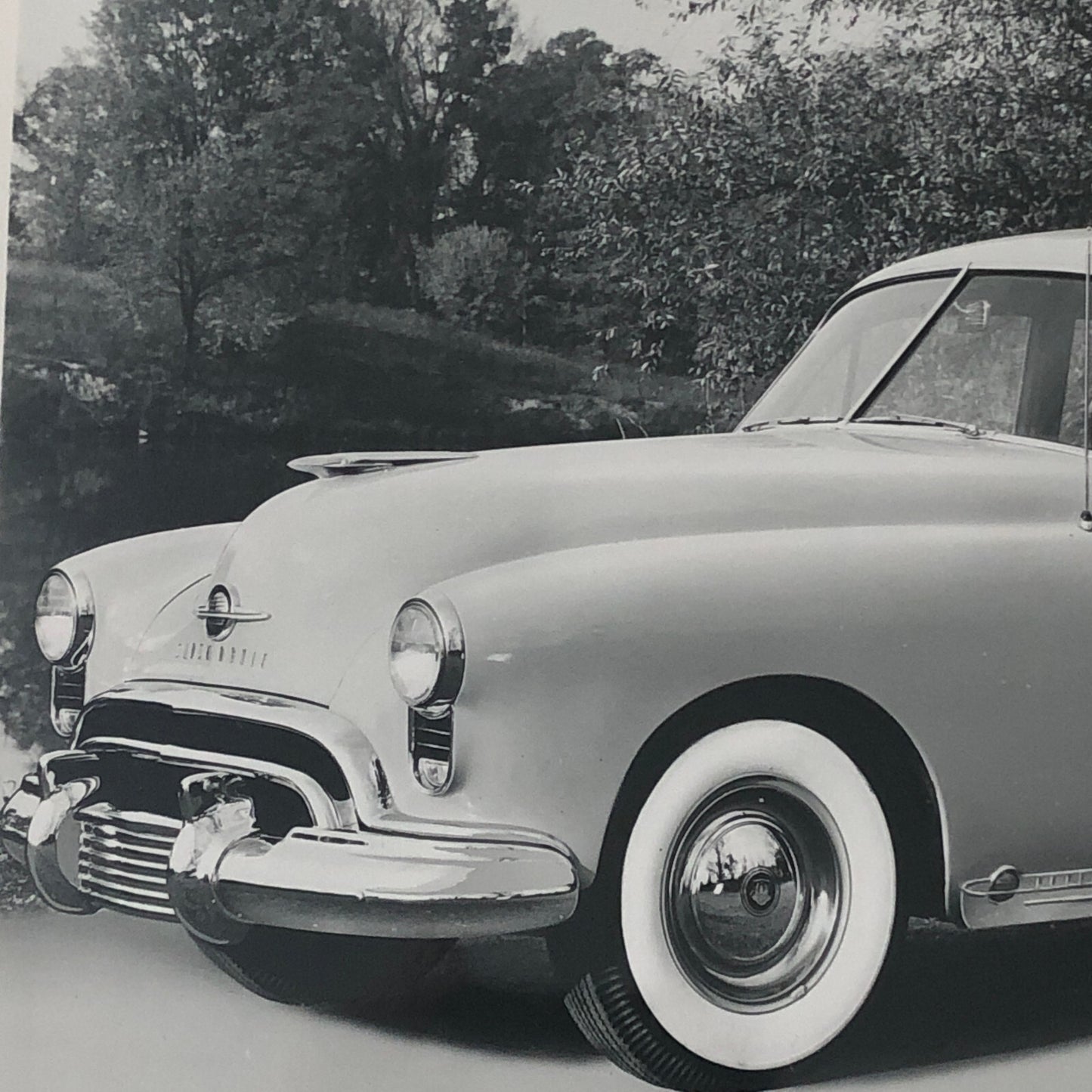 1949 Oldsmobile Series 98 Futuramic Sedan Factory Press Photo Photograph Print