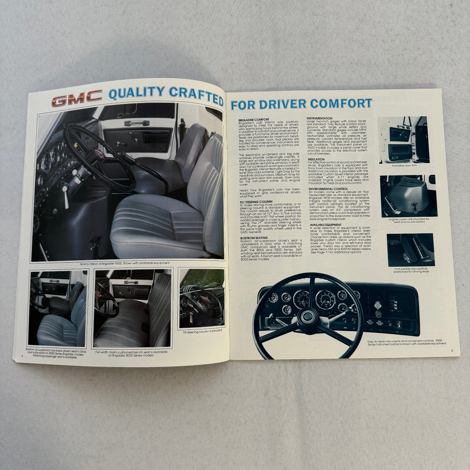 GMC Brigadier Truck Sales Brochure Catalog Advertising Vintage