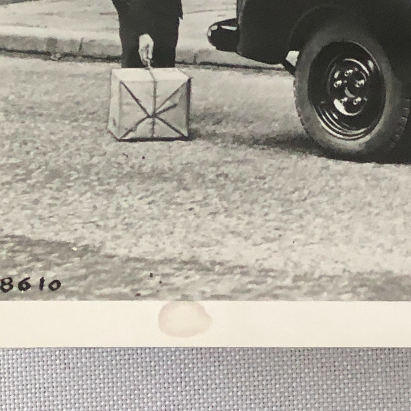 Vintage Peugeot 203-U Fourgonette Tolee Truck Van Photo Photograph Print 203 U