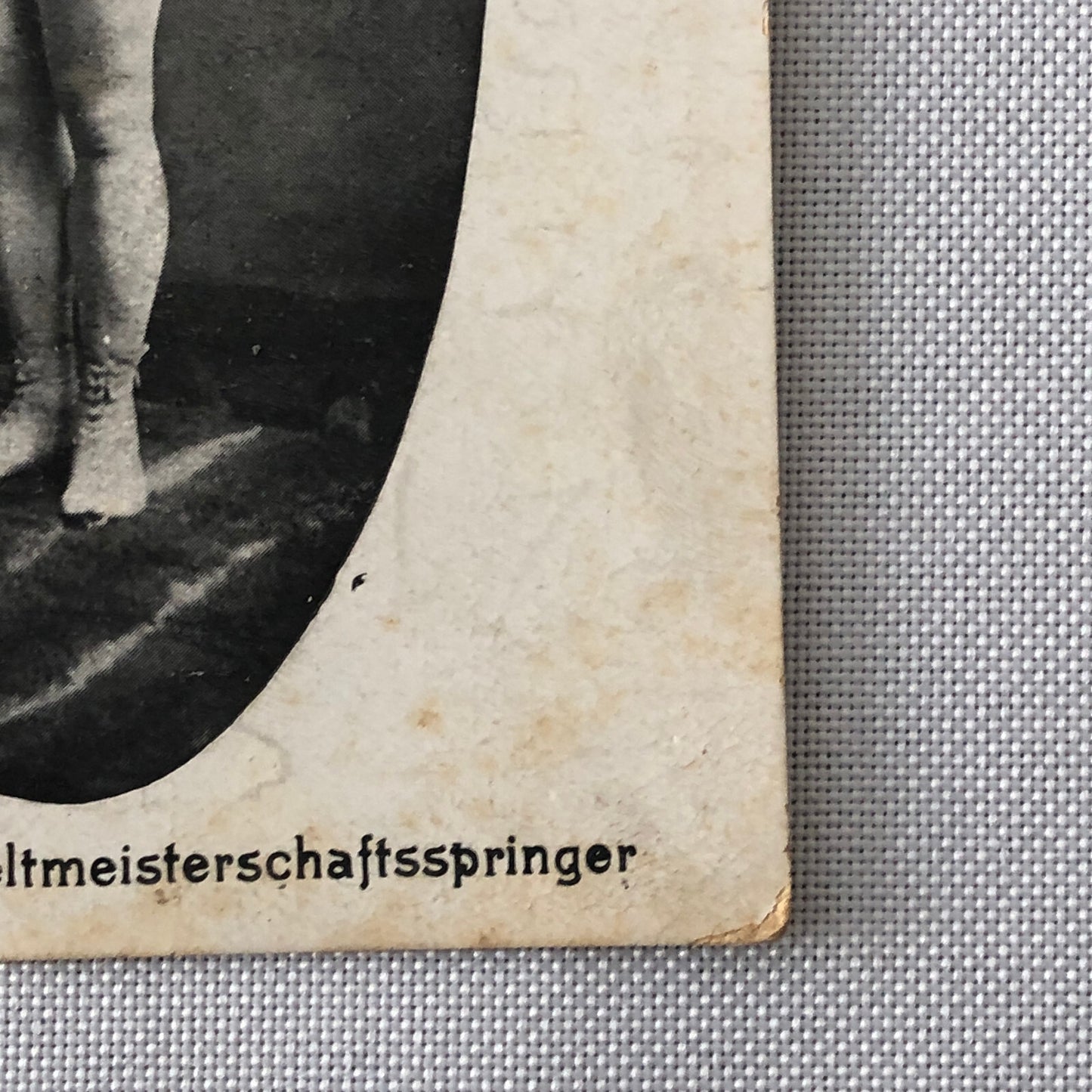 Circus Performer World Champion Jumper John Higgins Postcard Post Card German