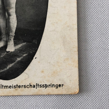 Circus Performer World Champion Jumper John Higgins Postcard Post Card German