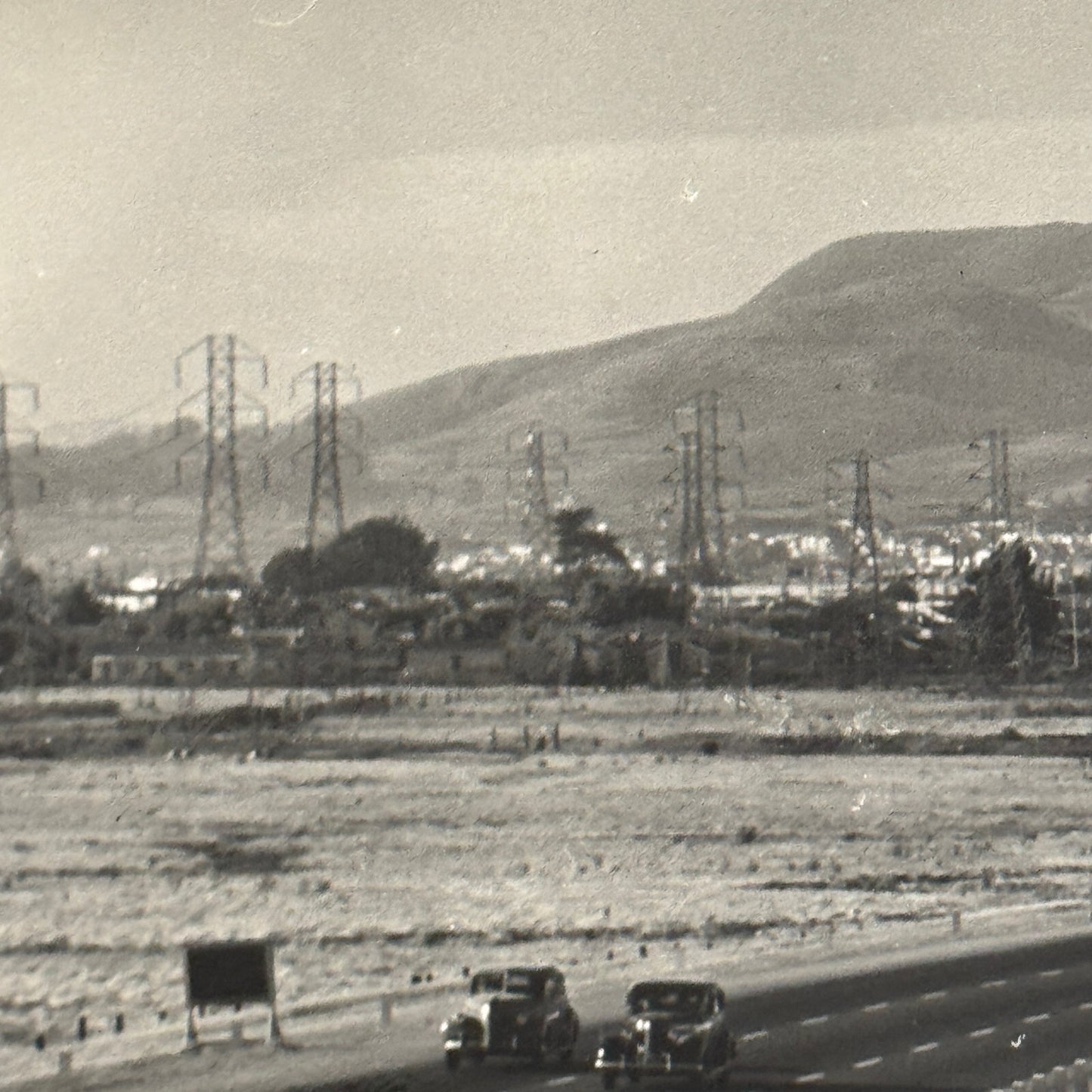 Vintage Cars on California Highway Photo Photograph Print Associated Press