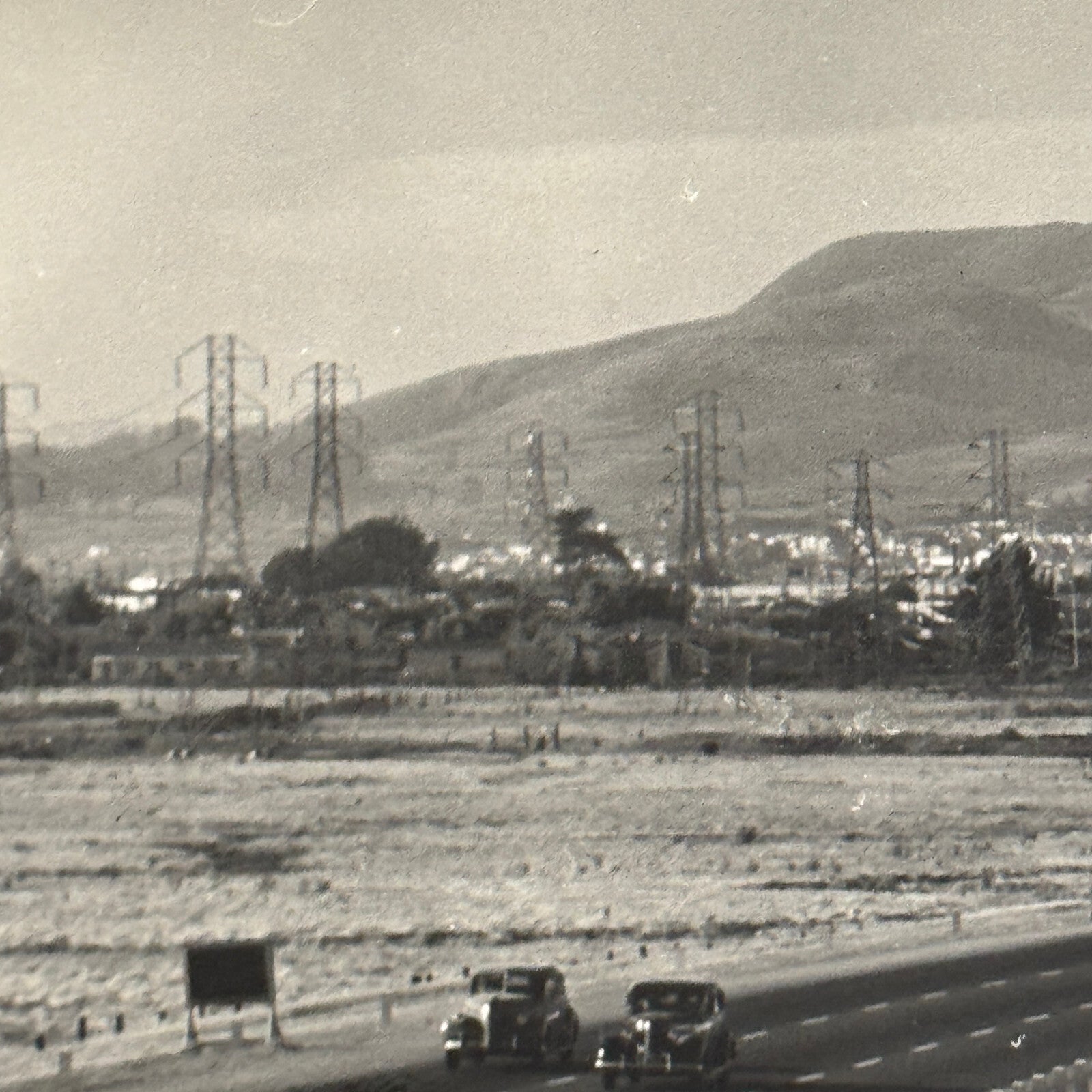 Vintage Cars on California Highway Photo Photograph Print Associated Press