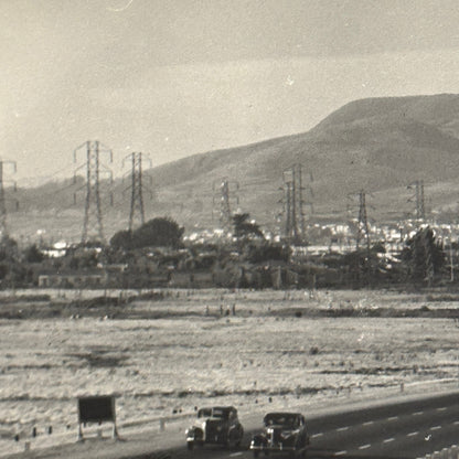 Vintage Cars on California Highway Photo Photograph Print Associated Press
