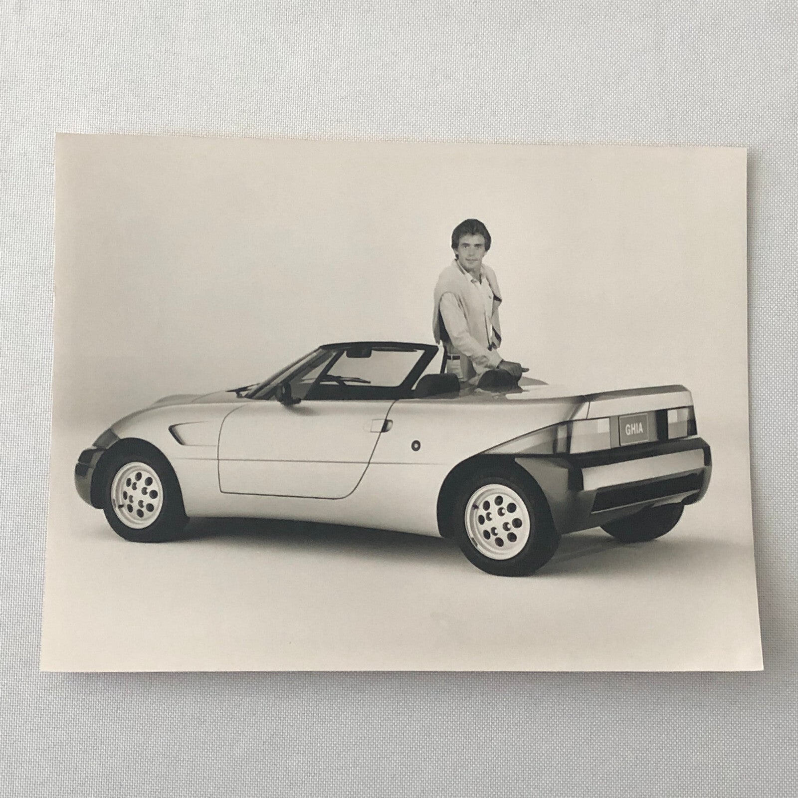 Vintage Ford Ghia Barchetta Concept Car Photo Photograph Print
