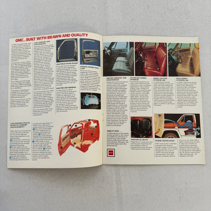 GMC 97.5 Conventional Series Truck Sales Brochure Catalog 5000 6000 Vintage