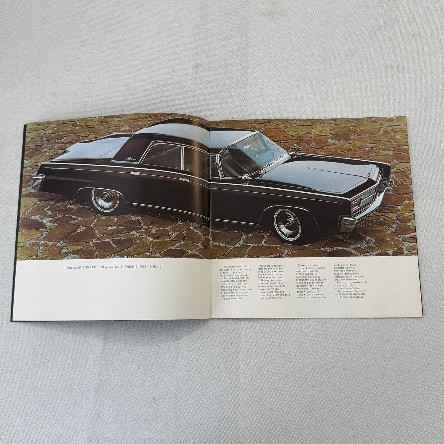 1965 Imperial Car Sales Brochure Catalog Convertible Coupe Sedan Chrysler