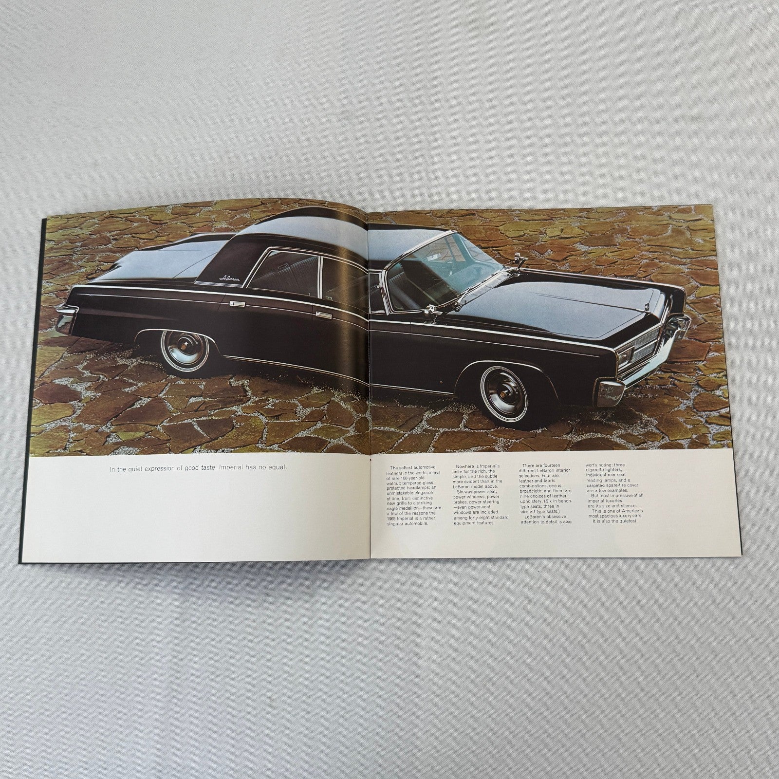 1965 Imperial Car Sales Brochure Catalog Convertible Coupe Sedan Chrysler