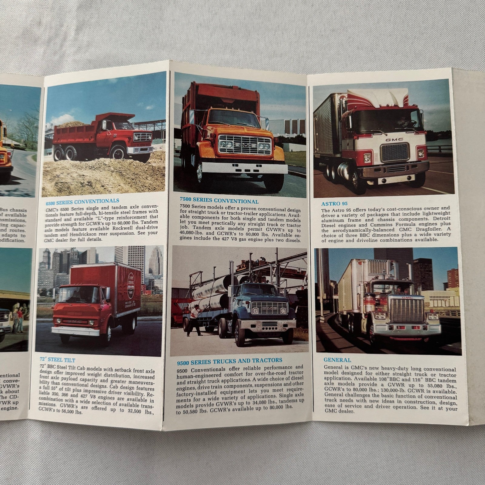 1977 GMC Truck Sales Brochure Catalog PIckup Suburban Van Casa Grande Camper +
