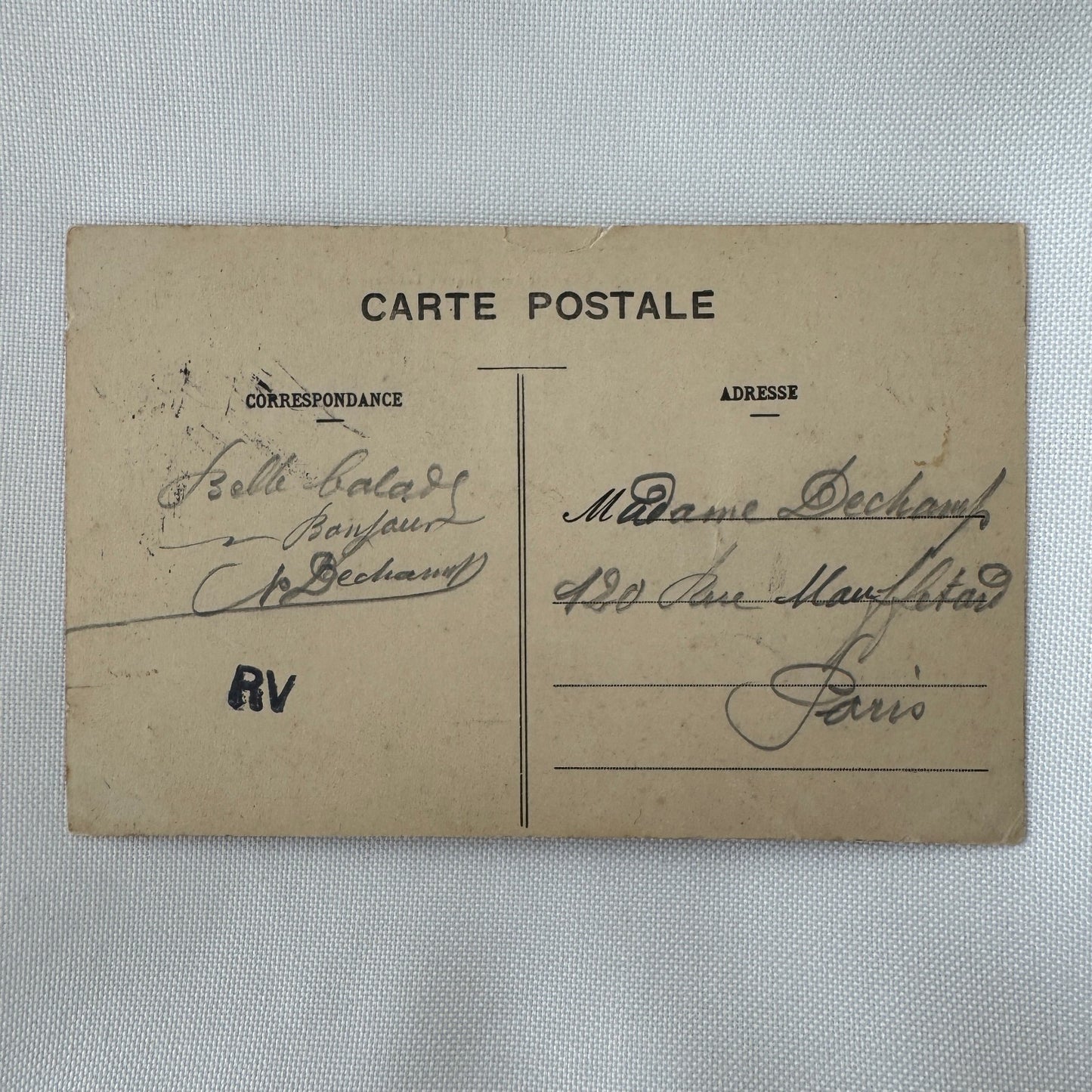 Vintage Zeppelin Airship Dirigible Hangar Building Postcard Post Card French