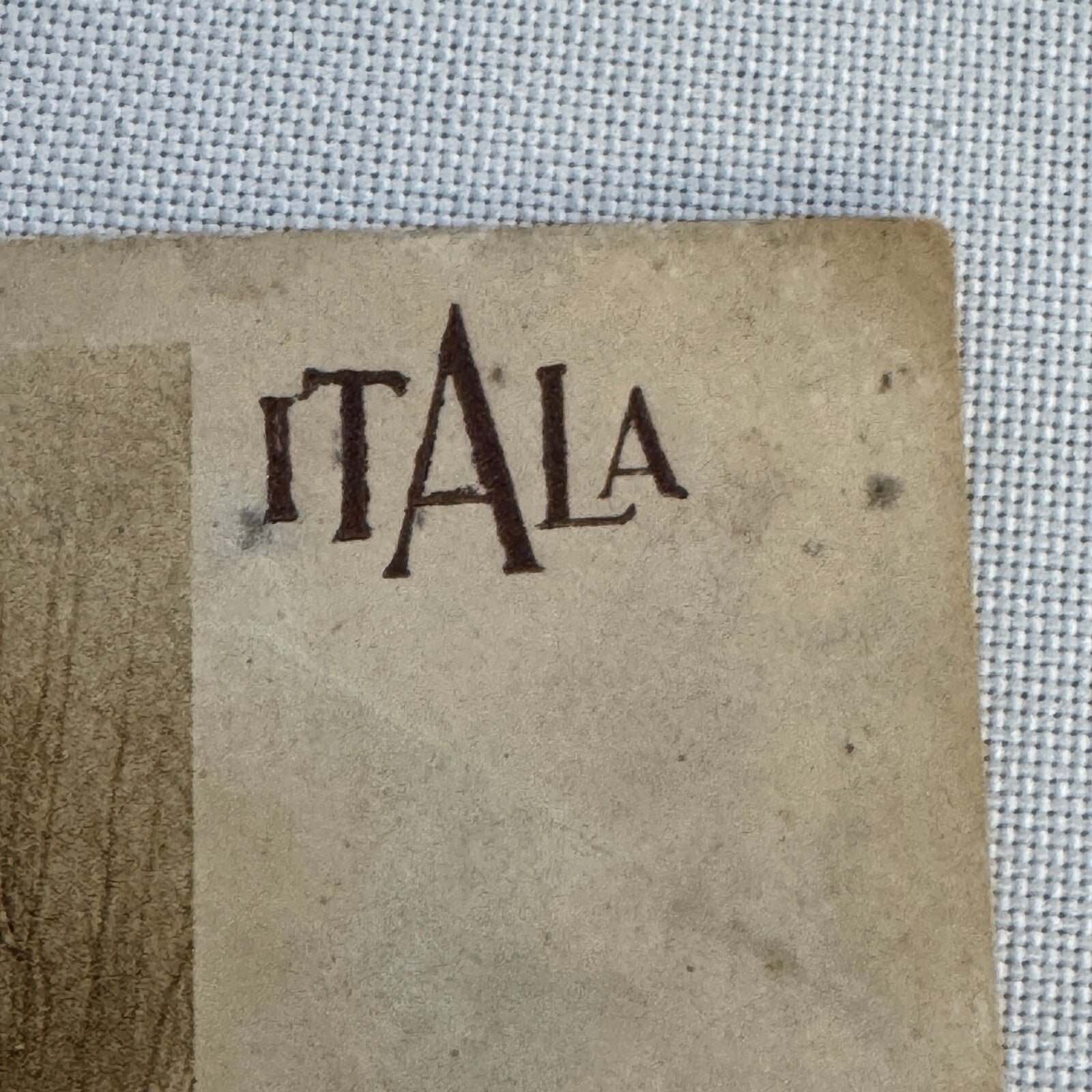 Italia Truck Vintage Postcard Post Card Italian Posted Postmark Stamp