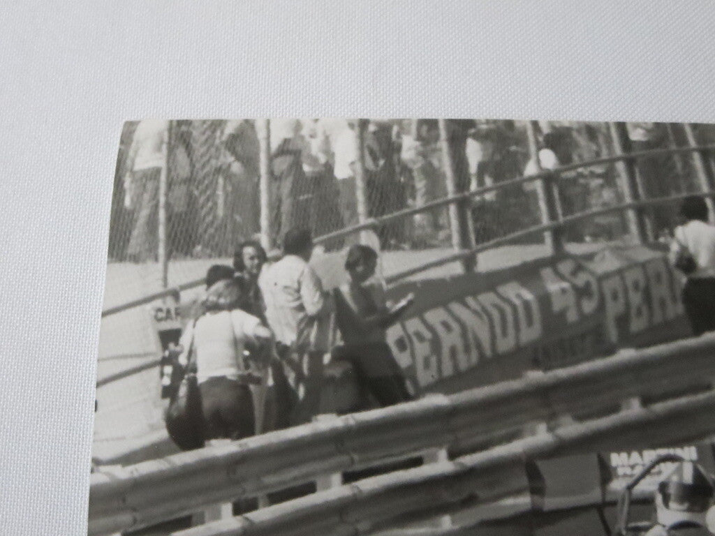 Vintage 1973 Monaco Grand Prix Photograph Photo - Denny Hulme Fittipaldi + 