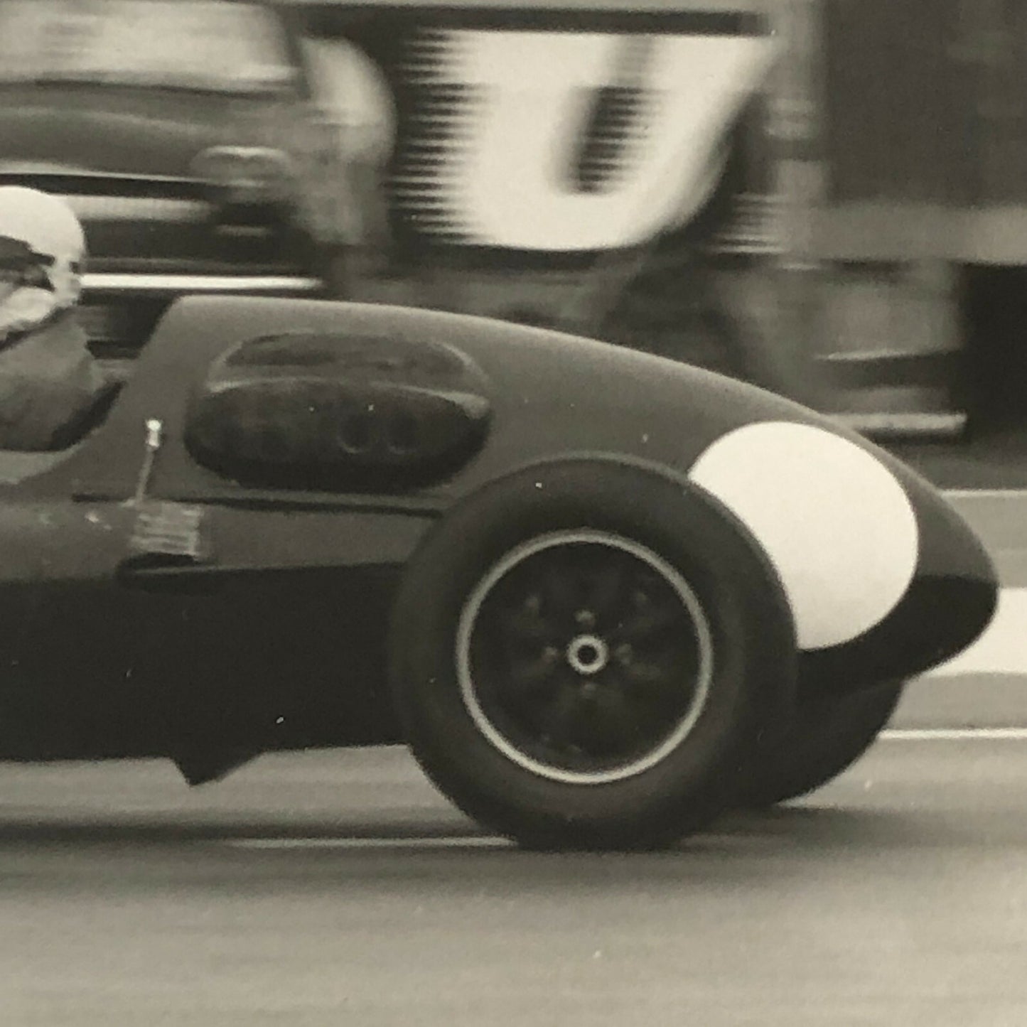 Vintage Racing Car Photo Photograph Print - D S Shale Cooper Car Goodwood 1958