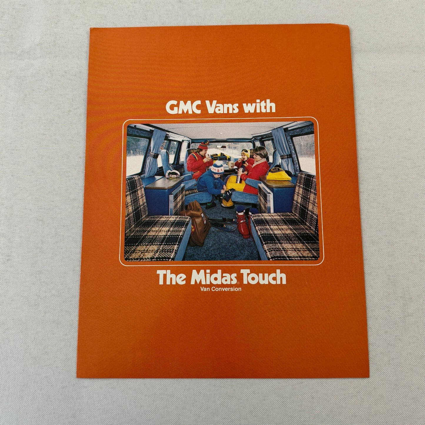 GMC Midas Touch Conversion Van Sales Brochure Catalog Advertising Vintage