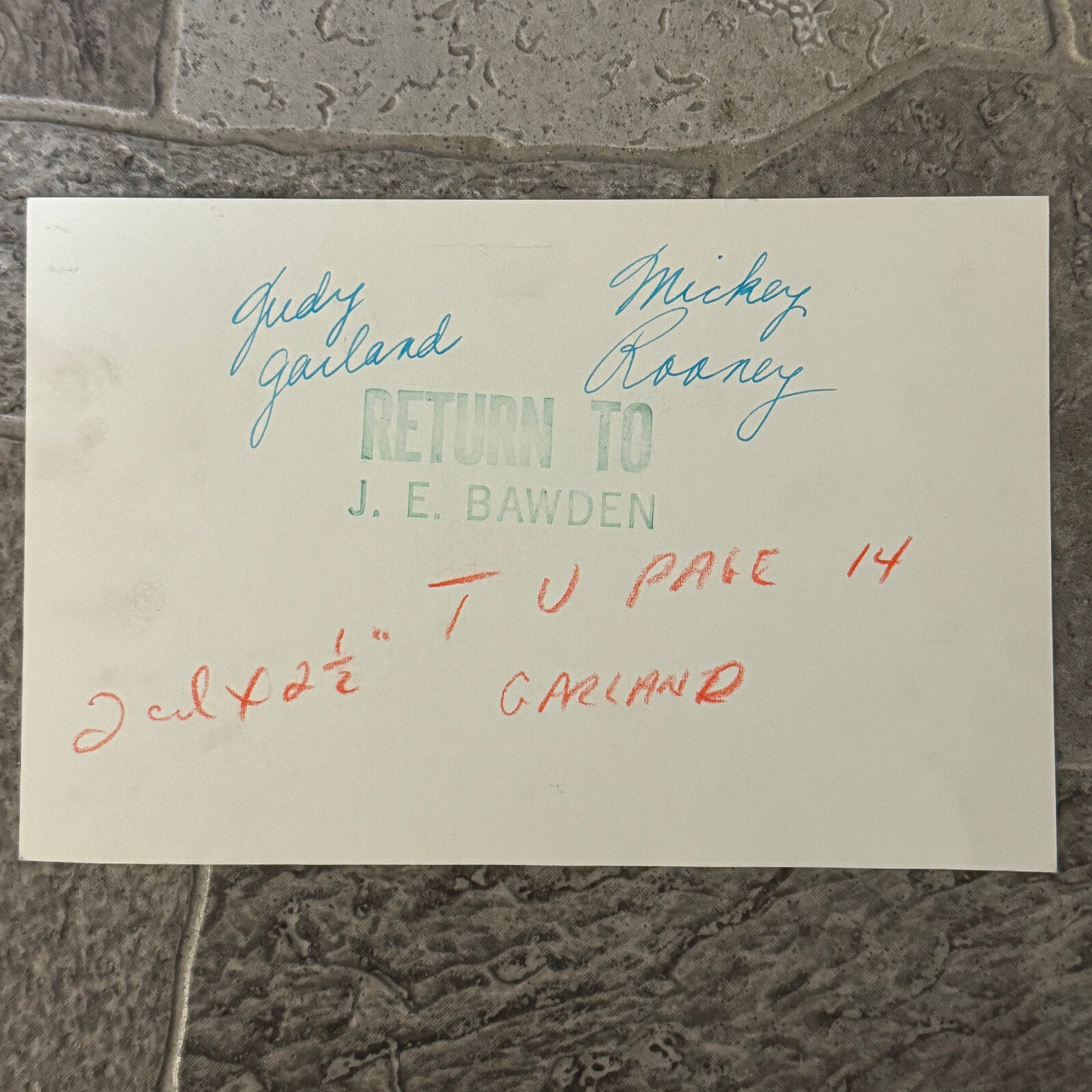 Judy Garland and Mickey Rooney Movie Still Press Photo Photograph