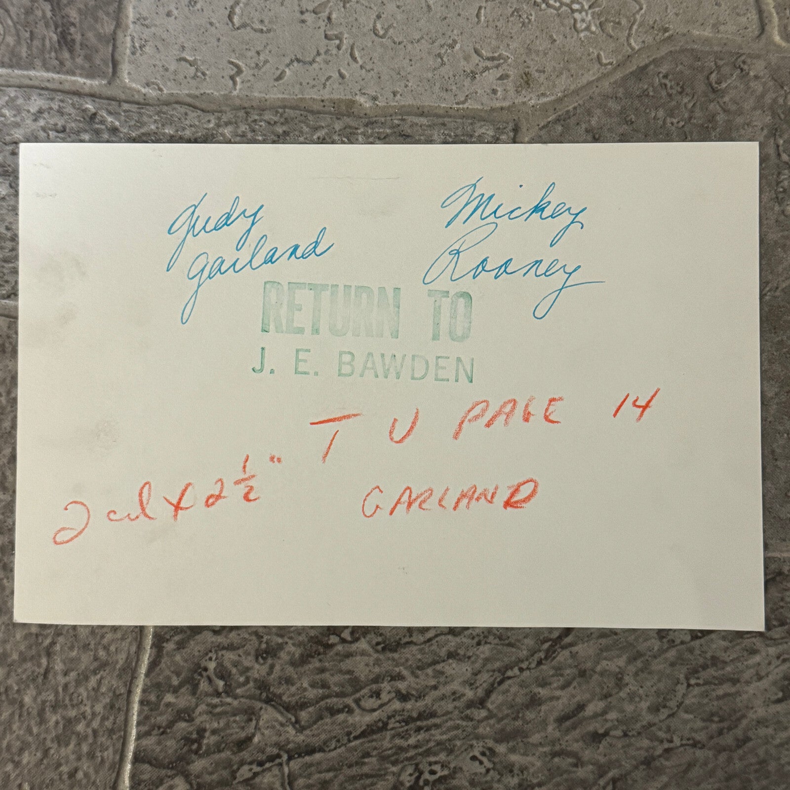 Judy Garland and Mickey Rooney Movie Still Press Photo Photograph