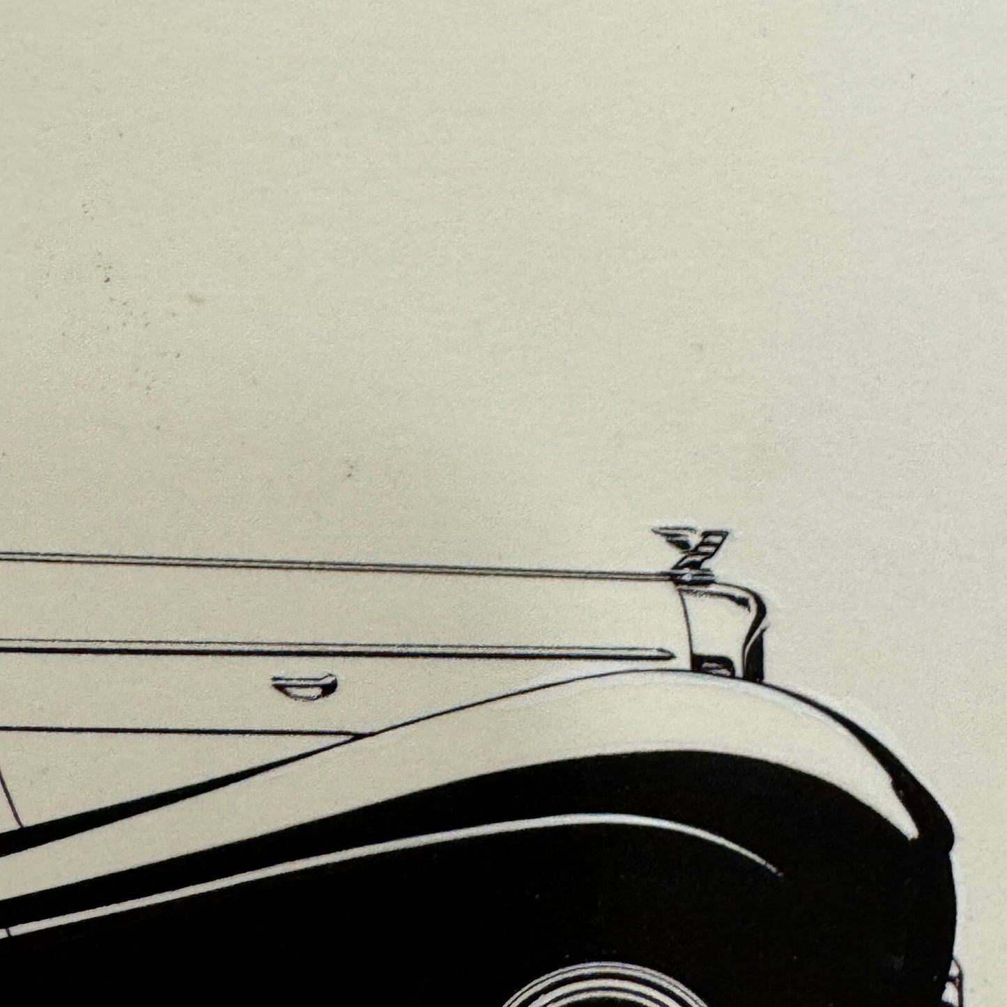 Vintage Bentley Car Automobile Illustration Art Drawing Hand Drawn Robert Preis