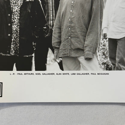 Oasis Publicity Press Photo Photograph Liam Gallagher Noel Gallagher 1995