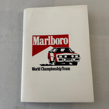 1988 Marlboro Rally Racing World Championship Press Kit Mazda Lancia Toyota