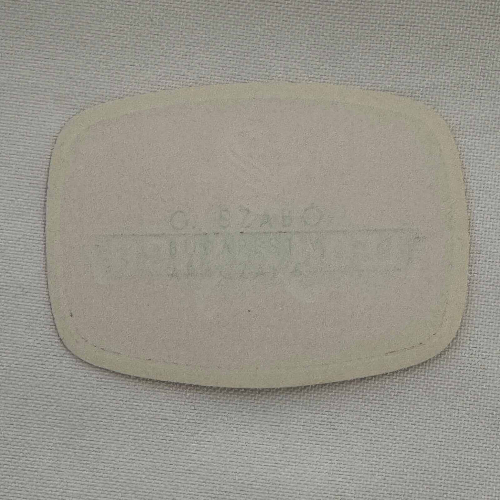 Vintage Travel Luggage Label Hotel Bianco Padova Italy Italian