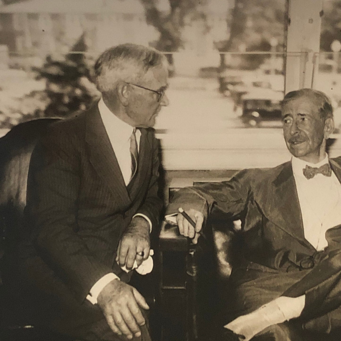 Press Photo Photograph Army Navy Heads Admiral Standley Douglas MacArthur + 1933