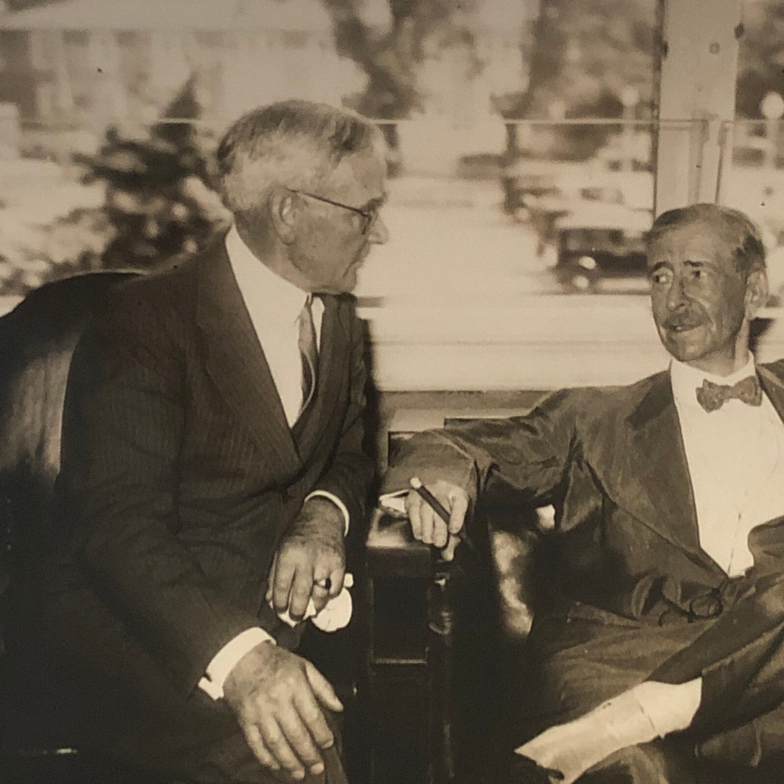 Press Photo Photograph Army Navy Heads Admiral Standley Douglas MacArthur + 1933