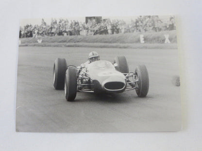 Vintage 1964 Press Photograph Photo Jack Brabham at Silverstone Win Grand Prix 
