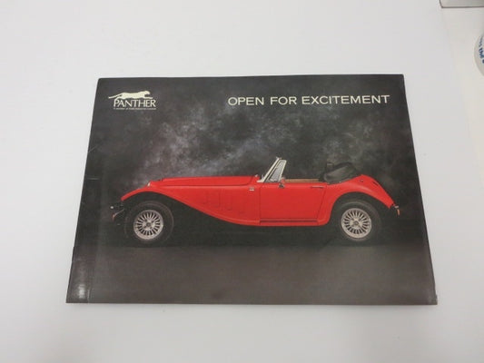 Vintage Panther Kallista Car Sales Brochure Catalog - Early 1980s?