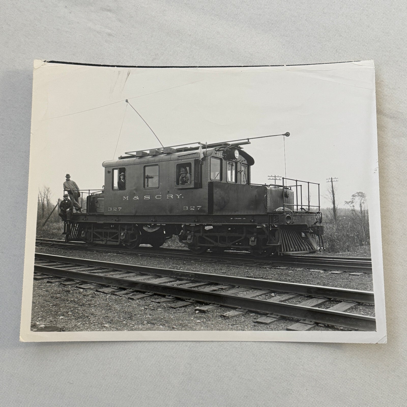 Montreal and Southern Counties Railway Train M&SCRY Vintage Photo Photograph