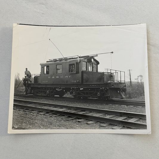 Montreal and Southern Counties Railway Train M&SCRY Vintage Photo Photograph