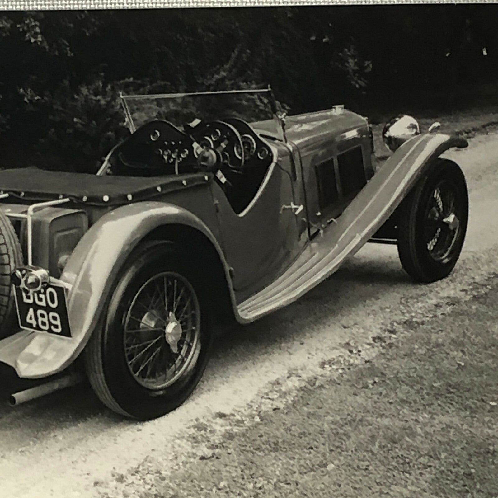 Vintage 1936 AC 16/80 Competition Sports Car Photo Photograph Print 
