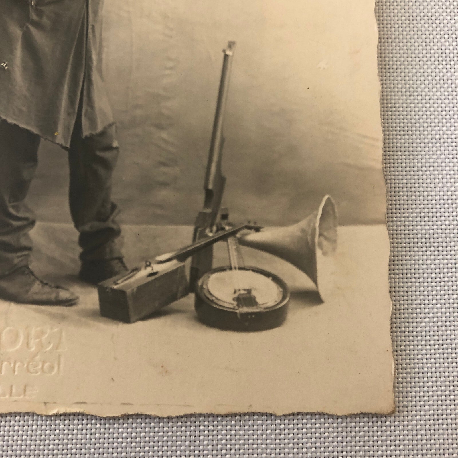 Circus Clown Performer Photo Postcard Real Photo Postcard RPPC
