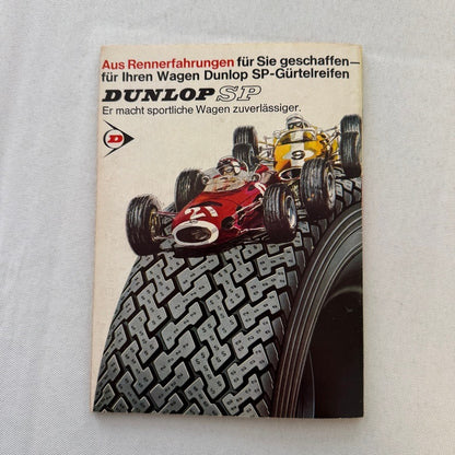 1967 AVD German Grand Prix Racing Program Motorsport Race Jim Clark Dan Gurney +