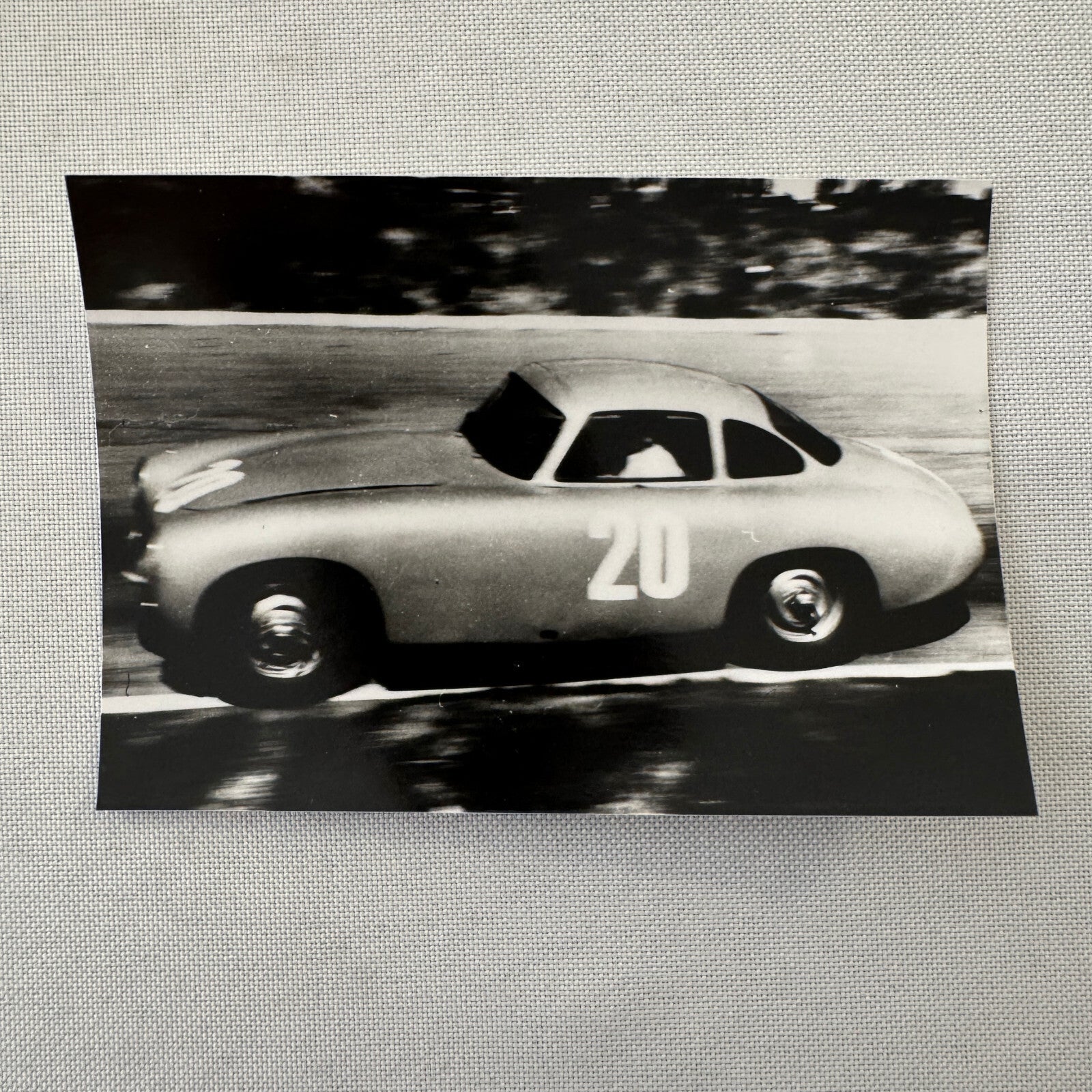 Mercedes Benz 300 SL Racing Car Photo Photograph Hermann Lang 1952